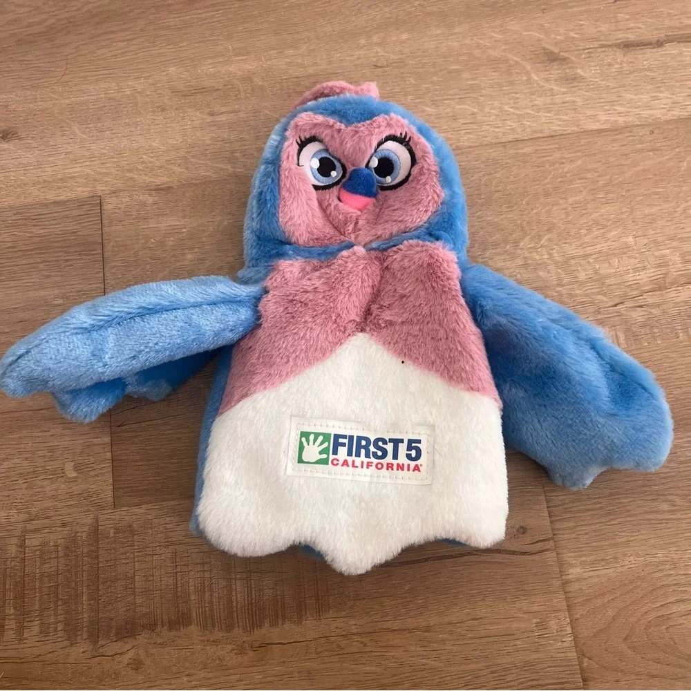 First 5 California Hand Puppet Bird, Talk, Read, Sing. It Changes Everything 11”